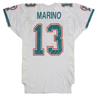 1991 Dan Marino Game Used Miami Dolphins Jersey NFL Authenticated(NFL/PSA/DNA and Dolphin letter)